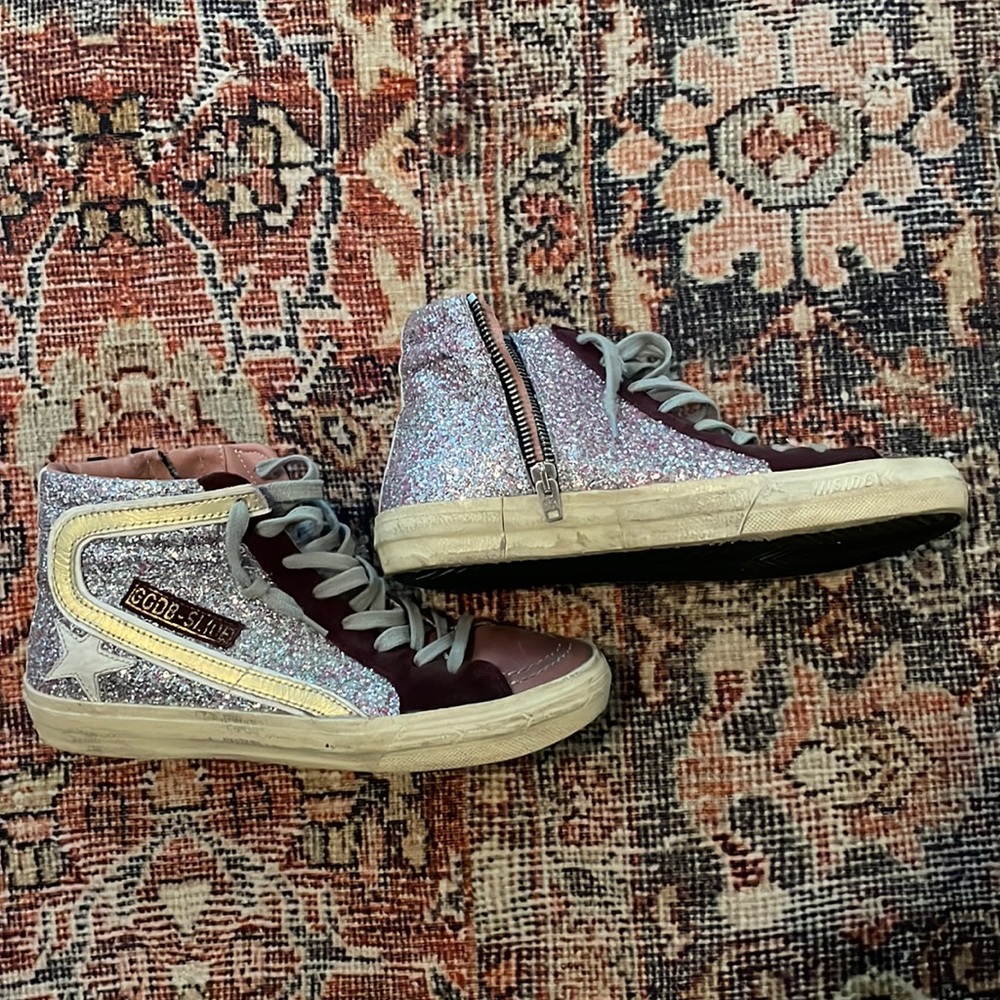 Golden goose sneakers glitter